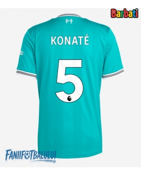 Liverpool Ibrahima Konate #5 Tricou Fotbal Replică 2025-26 Barbati Treilea